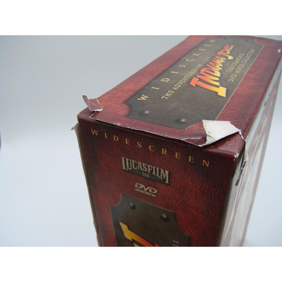 The Adventures of Indiana Jones 4-Disc Set The Complete DVD Movie Collection Vtg - Picture 10 of 14